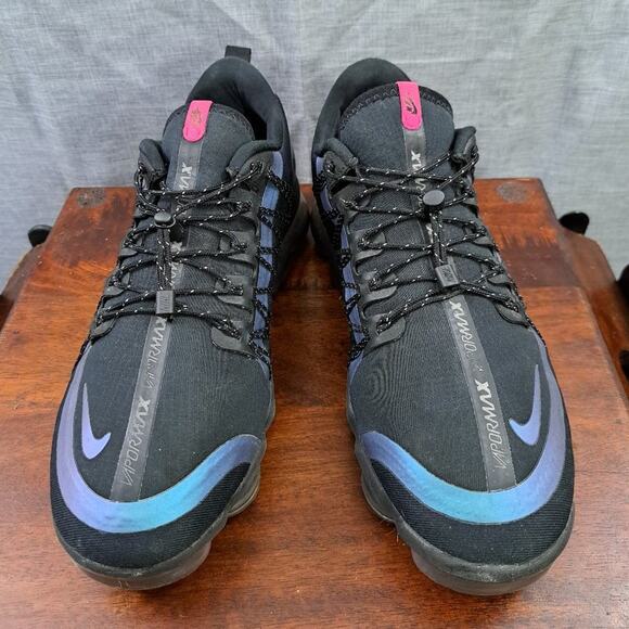 Nike Air Vapormax Run Utility Throwback Future Men SZ 9 PUR/BLUE AQ8810-009 - Picture 2 of 11
